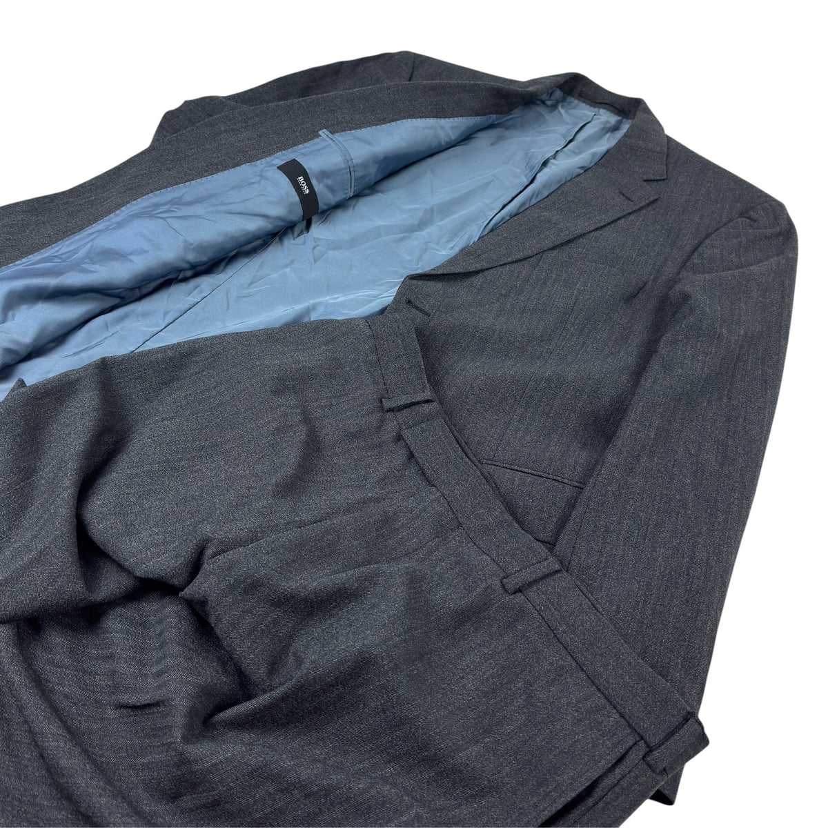 Costum Hugo Boss Vintage 100% Lână - L/XL