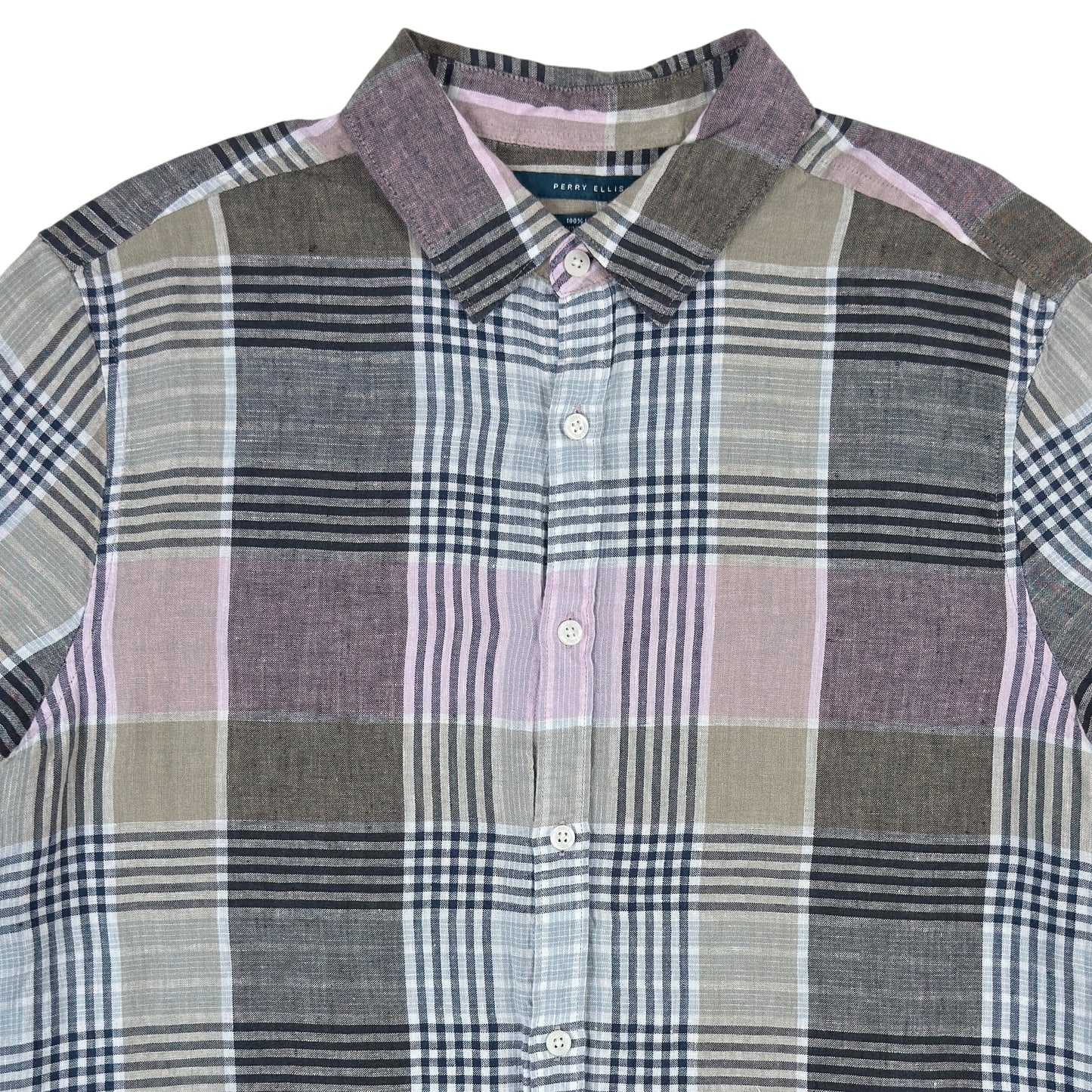 Cămașă Perry Ellis 100% In - M/L