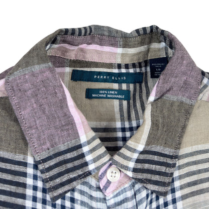 Cămașă Perry Ellis 100% In - M/L