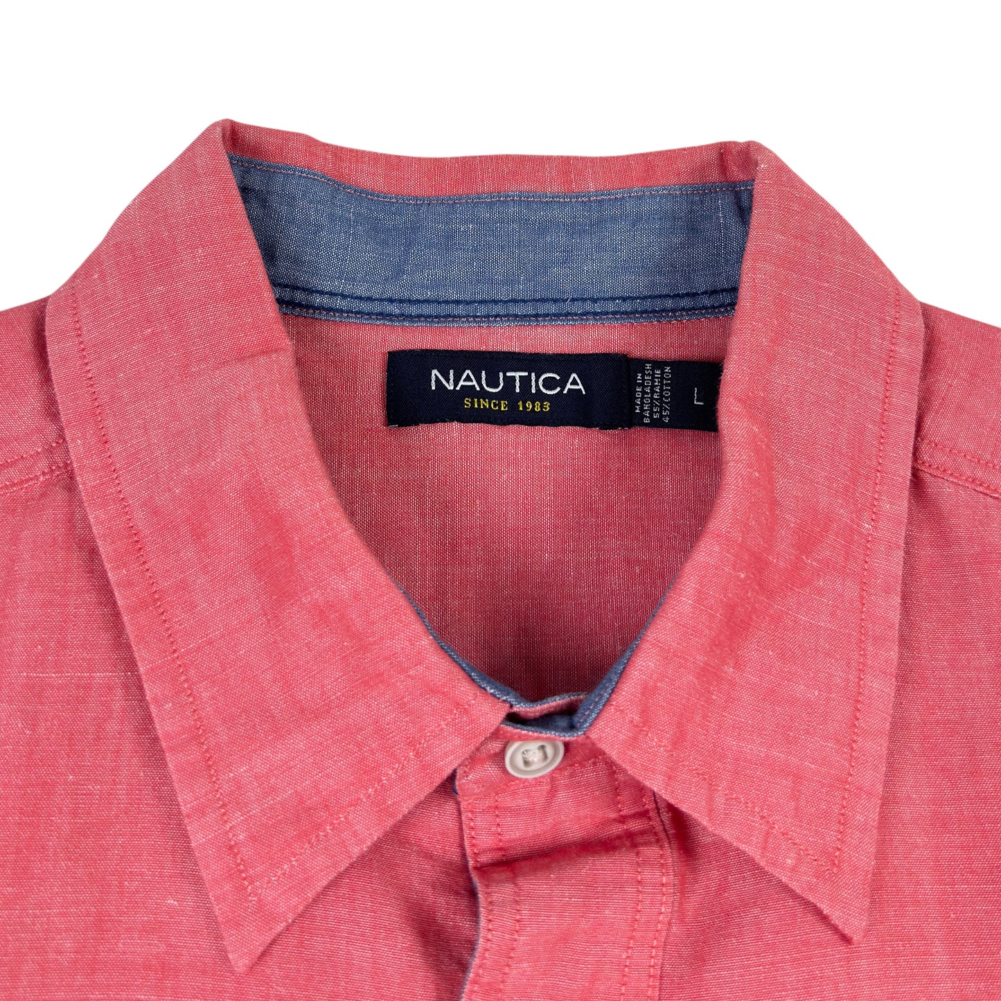 Cămașă Nautica 55% Ramie - L