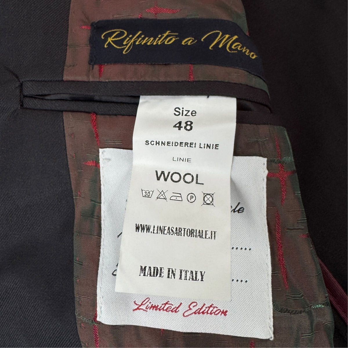 Sacou Linea Sartoriale 100% Lână Super 150's - S/M