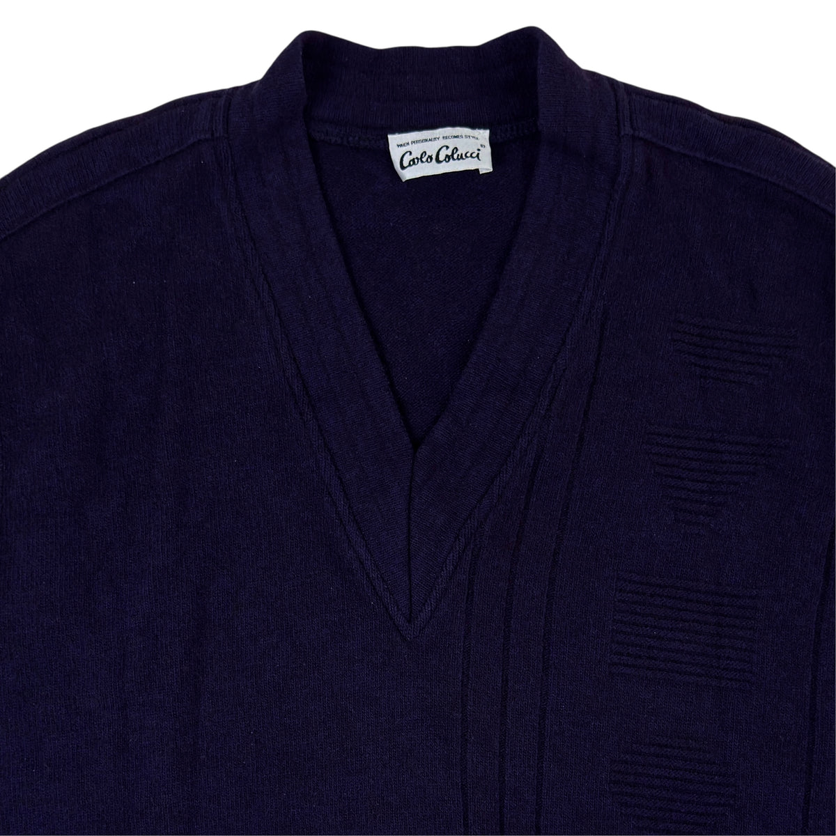 Vestă Carlo Colucci Vintage 80% Lână - L