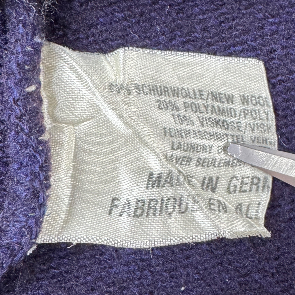 Vestă Carlo Colucci Vintage 80% Lână - L