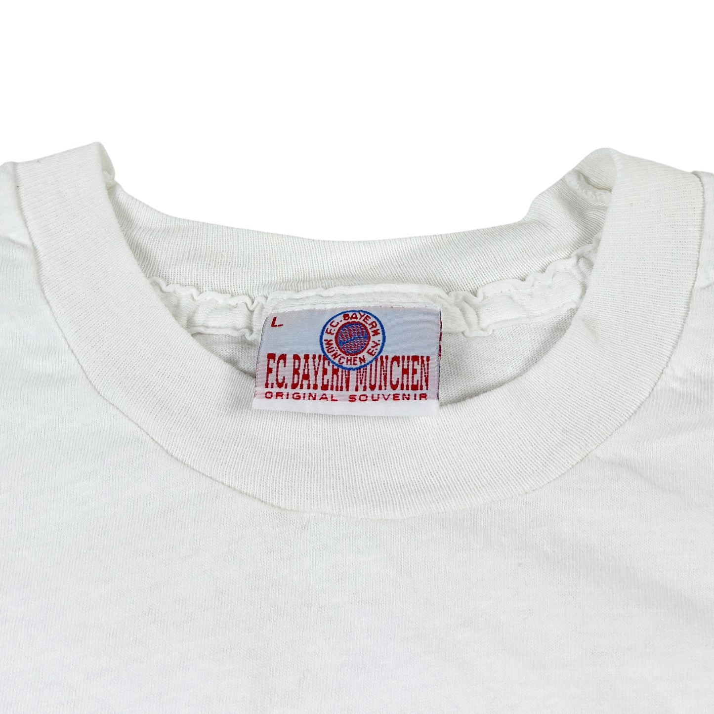 Tricou FC Bayern Munchen Single Stitch Vintage Din Anul 1983 - S/M