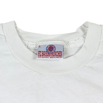 Tricou FC Bayern Munchen Single Stitch Vintage Din Anul 1983 - S/M
