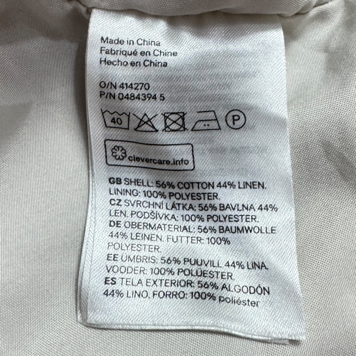 Jachetă H&M Femei 44% In - S