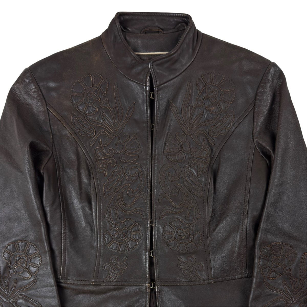 Jachetă DESA Vintage Femei 100% Piele - S/M