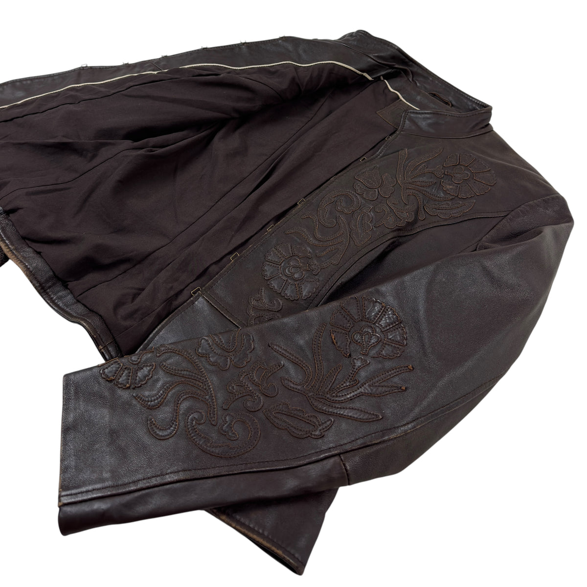 Jachetă DESA Vintage Femei 100% Piele - S/M