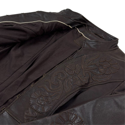Jachetă DESA Vintage Femei 100% Piele - S/M