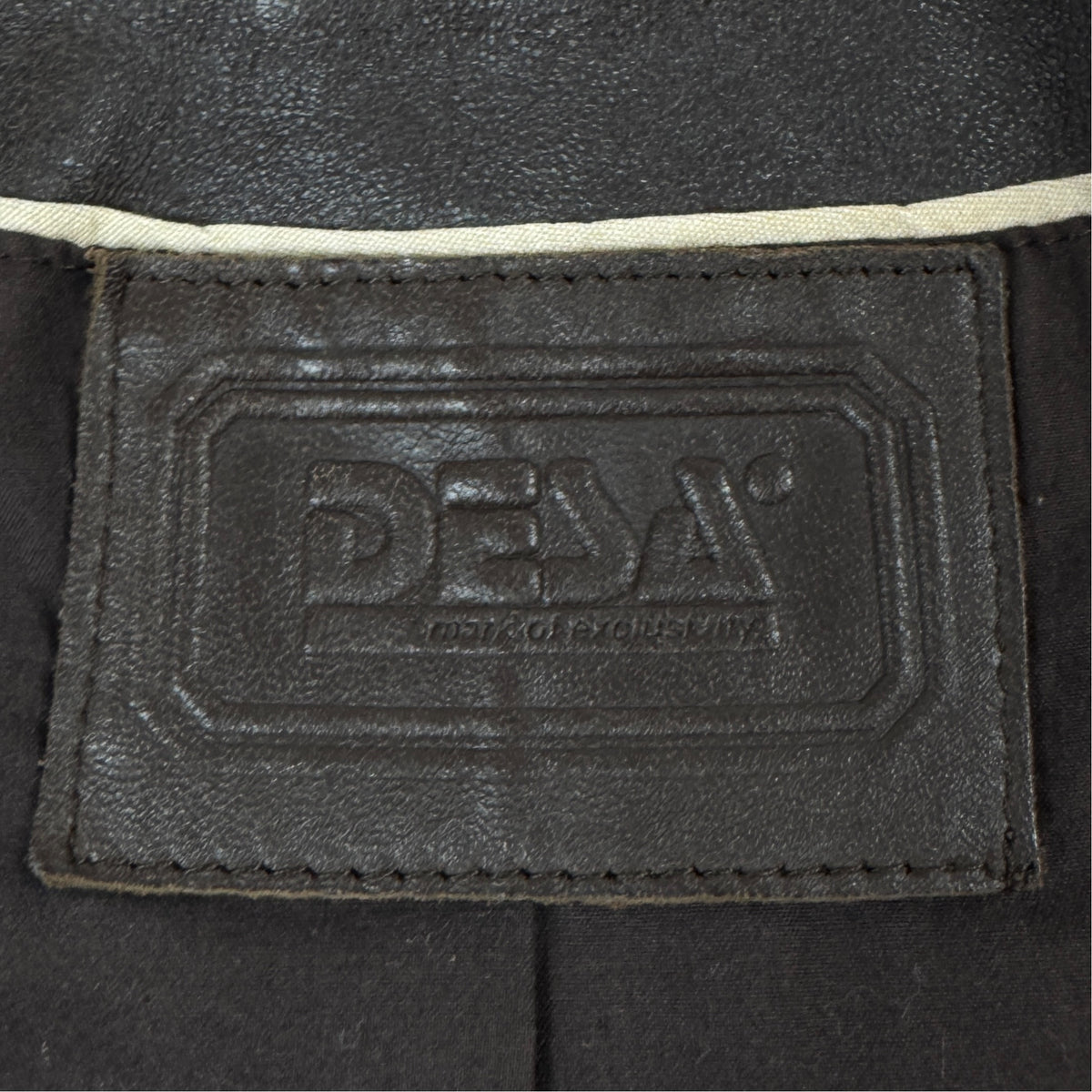 Jachetă DESA Vintage Femei 100% Piele - S/M