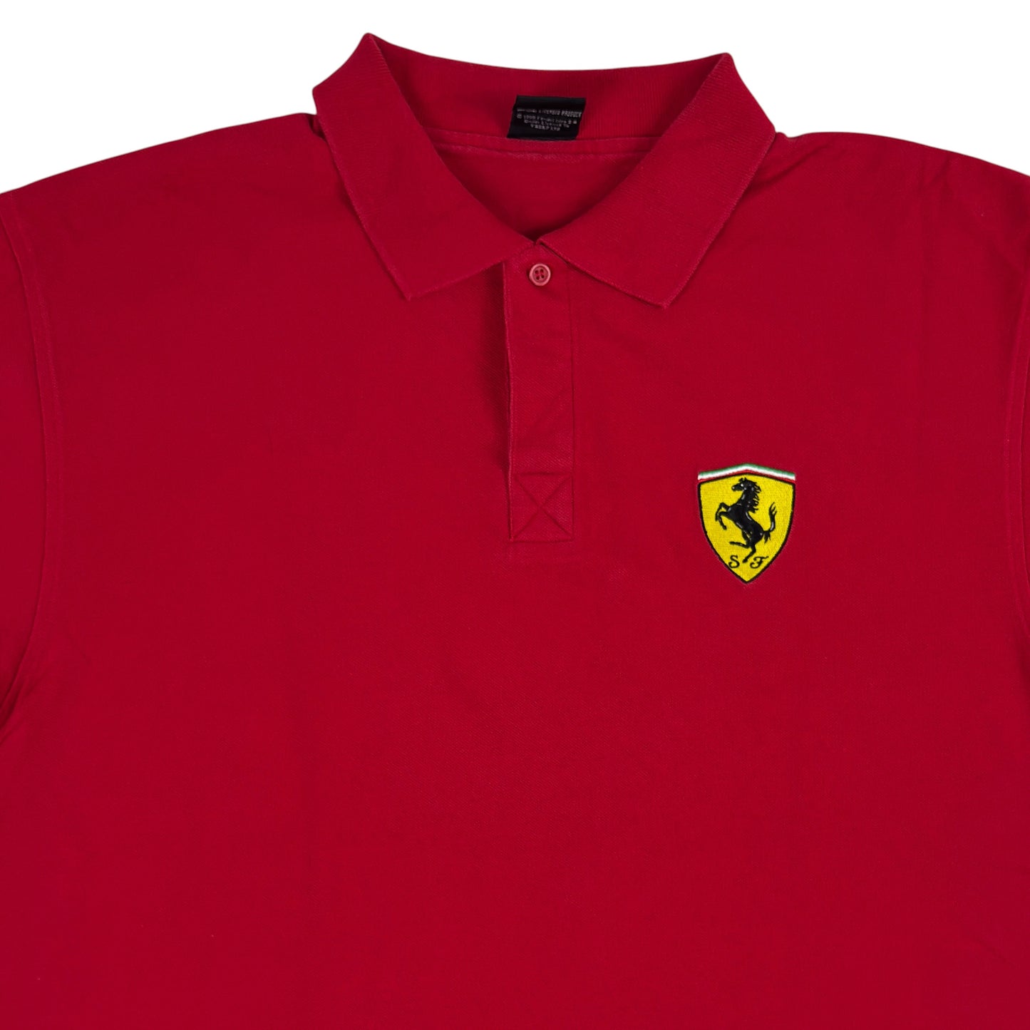Tricou Polo Ferrari Vintage Din Anul 1999 - XL
