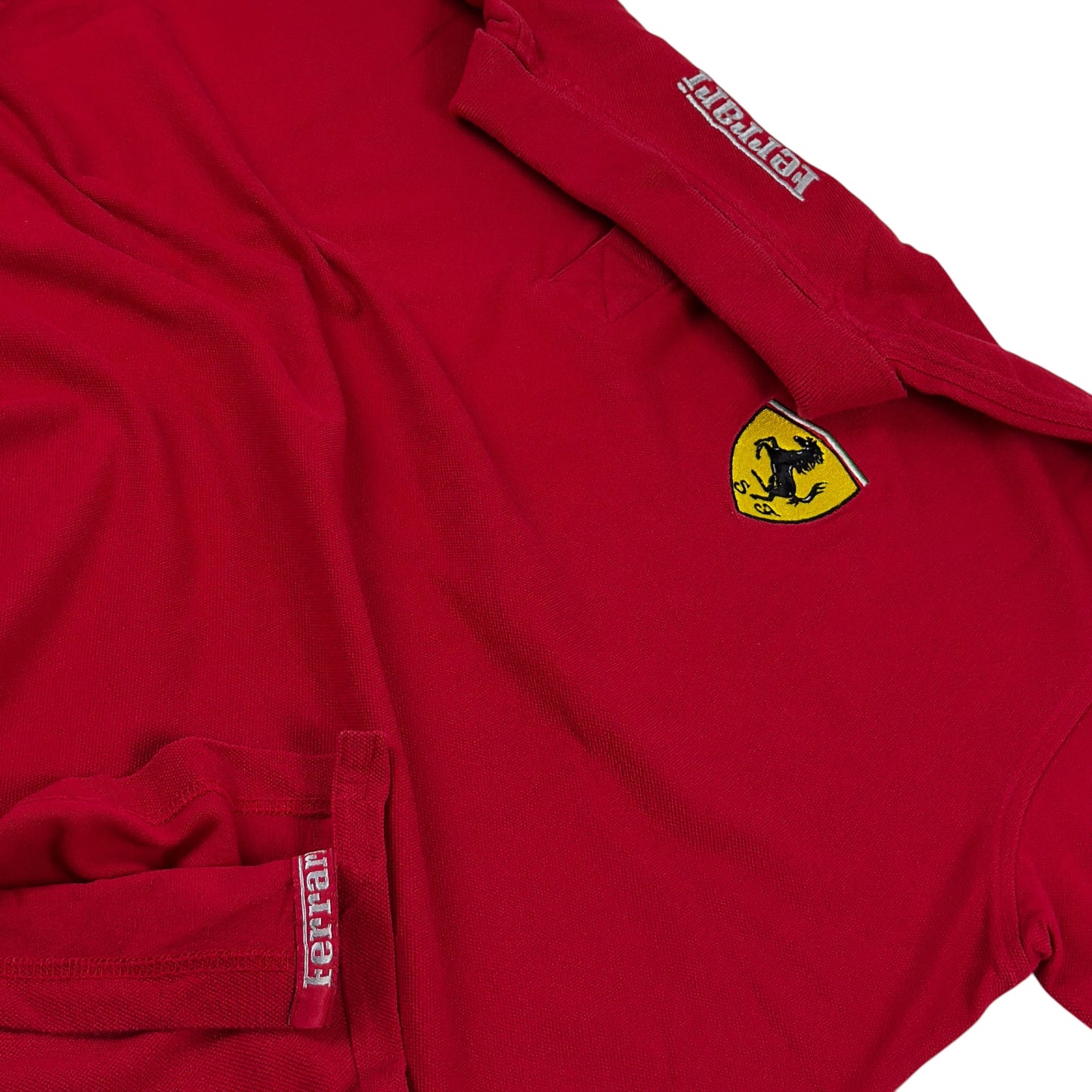 Tricou Polo Ferrari Vintage Din Anul 1999 - XL