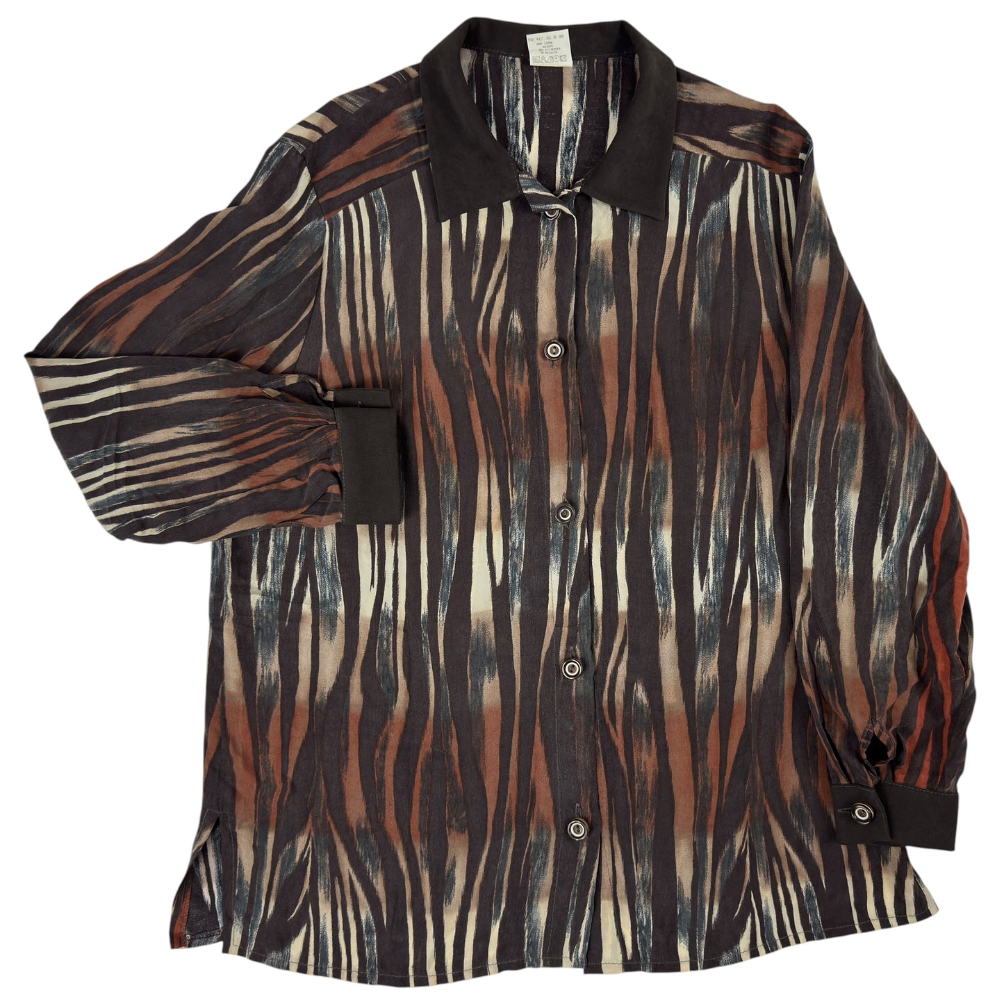 Cămașă Vintage Femei 100% Cupro - XL/XXL