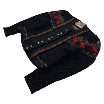 Cardigan Manfred Wesenjak Vintage Femei 100% Lână - M/L