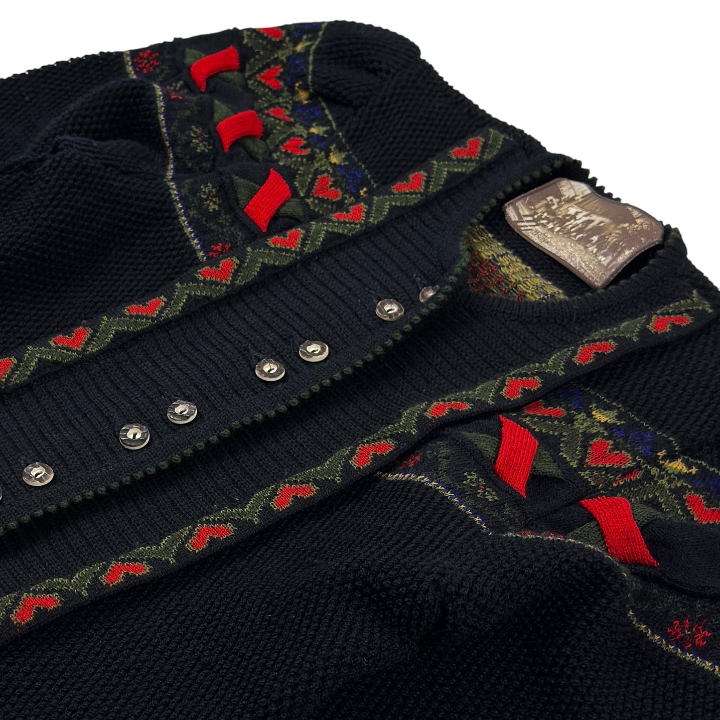 Cardigan Manfred Wesenjak Vintage Femei 100% Lână - M/L