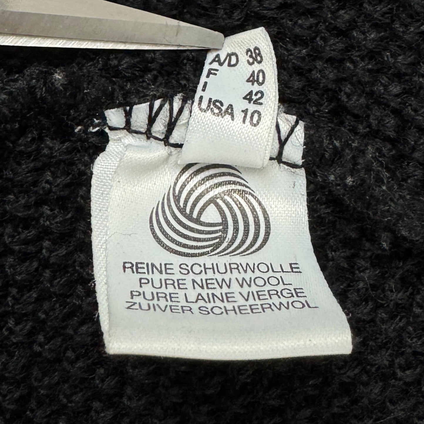 Cardigan Manfred Wesenjak Vintage Femei 100% Lână - M/L