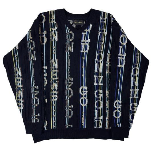 Pulover Carlo Colucci Vintage 90s - L/XL