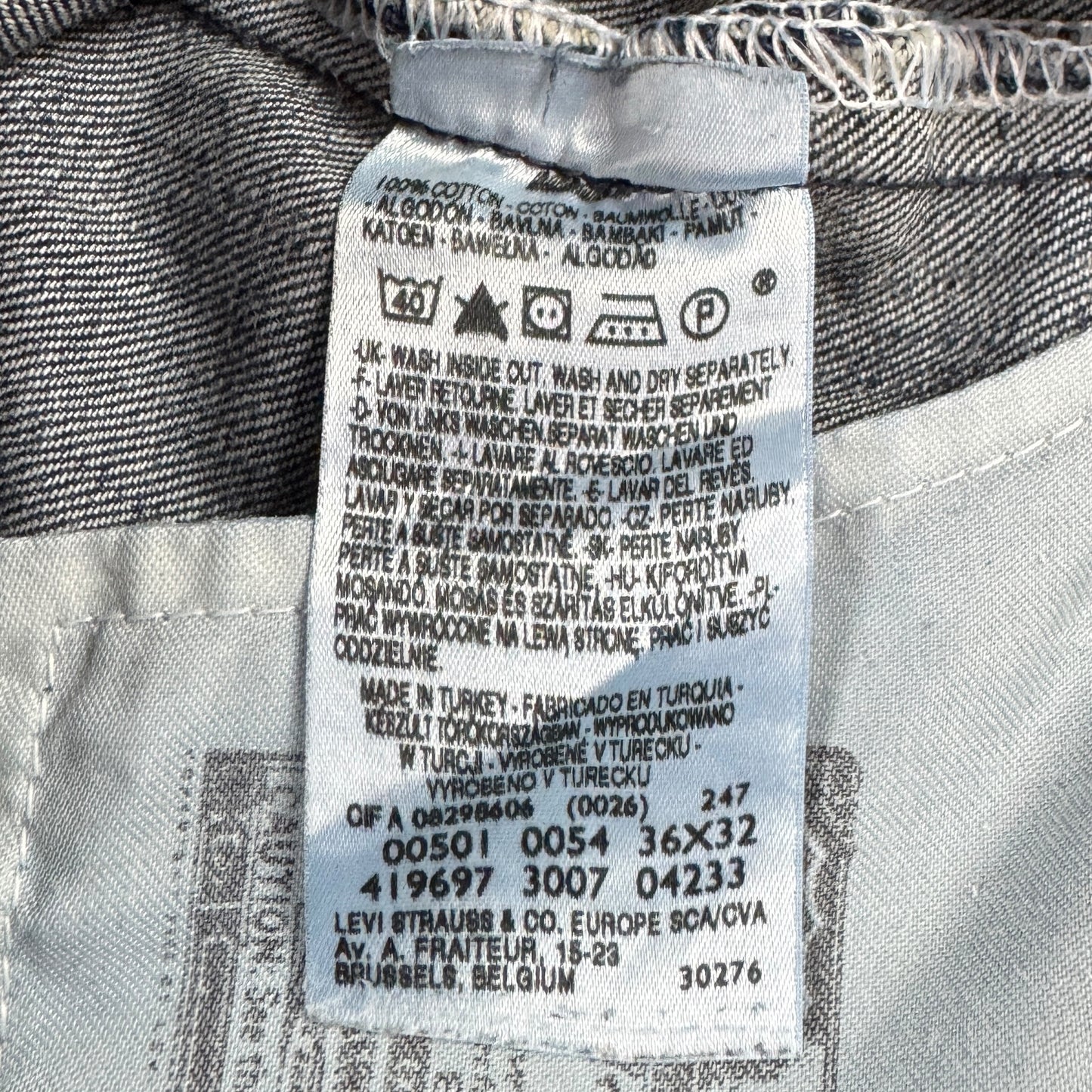 Blugi Levi's 501 Vintage Din Anul 2007 - W36/L32