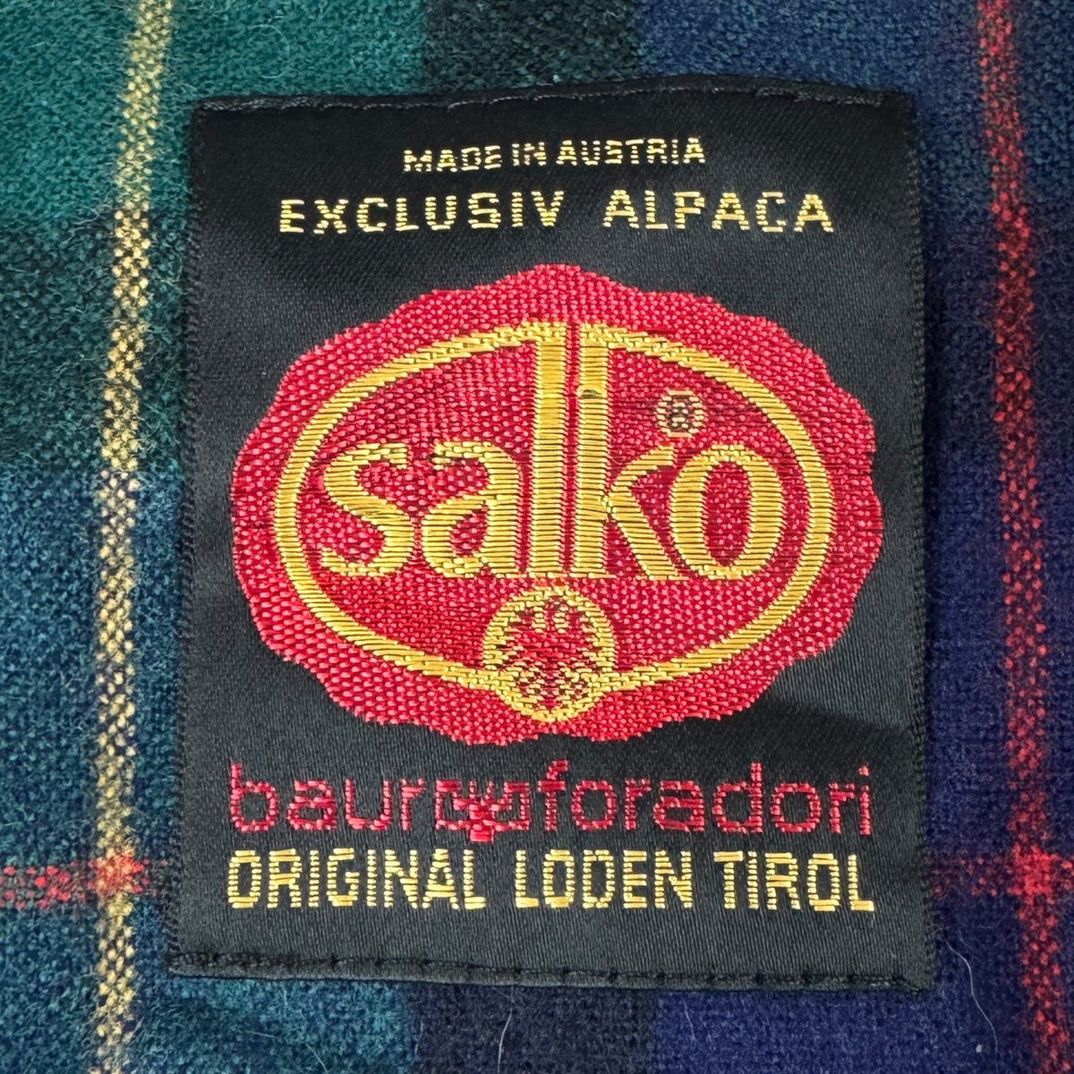 Jachetă Salko Vintage 90s Femei 75% Lână 25% Lână Alpaca - M/L