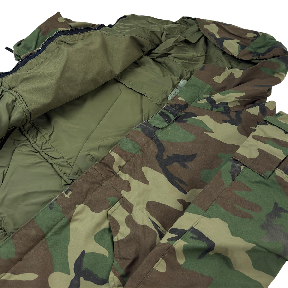 Jachetă Parka Camo Alpha Industries Vintage Din Anul 1988 - S/M