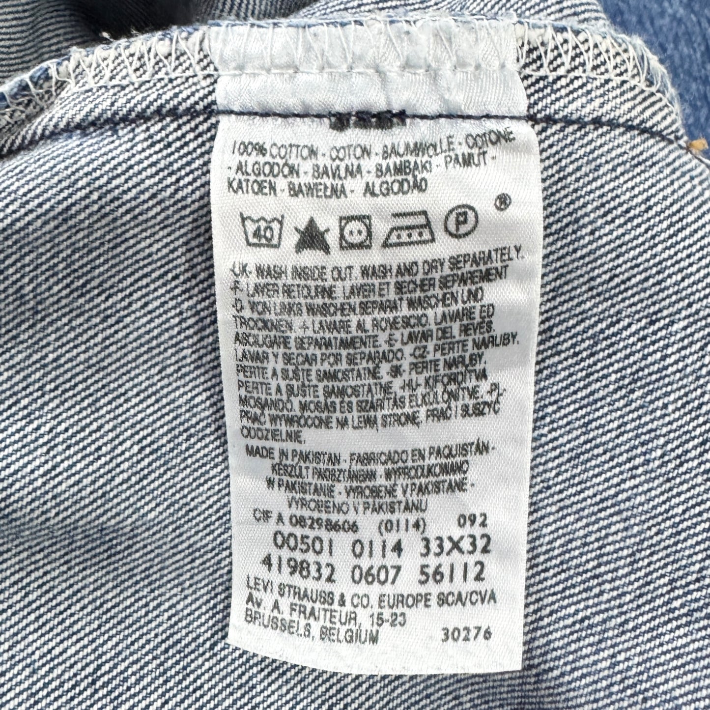 Blugi Levi's 501 Vintage Din Anul 2007 - W34/L34