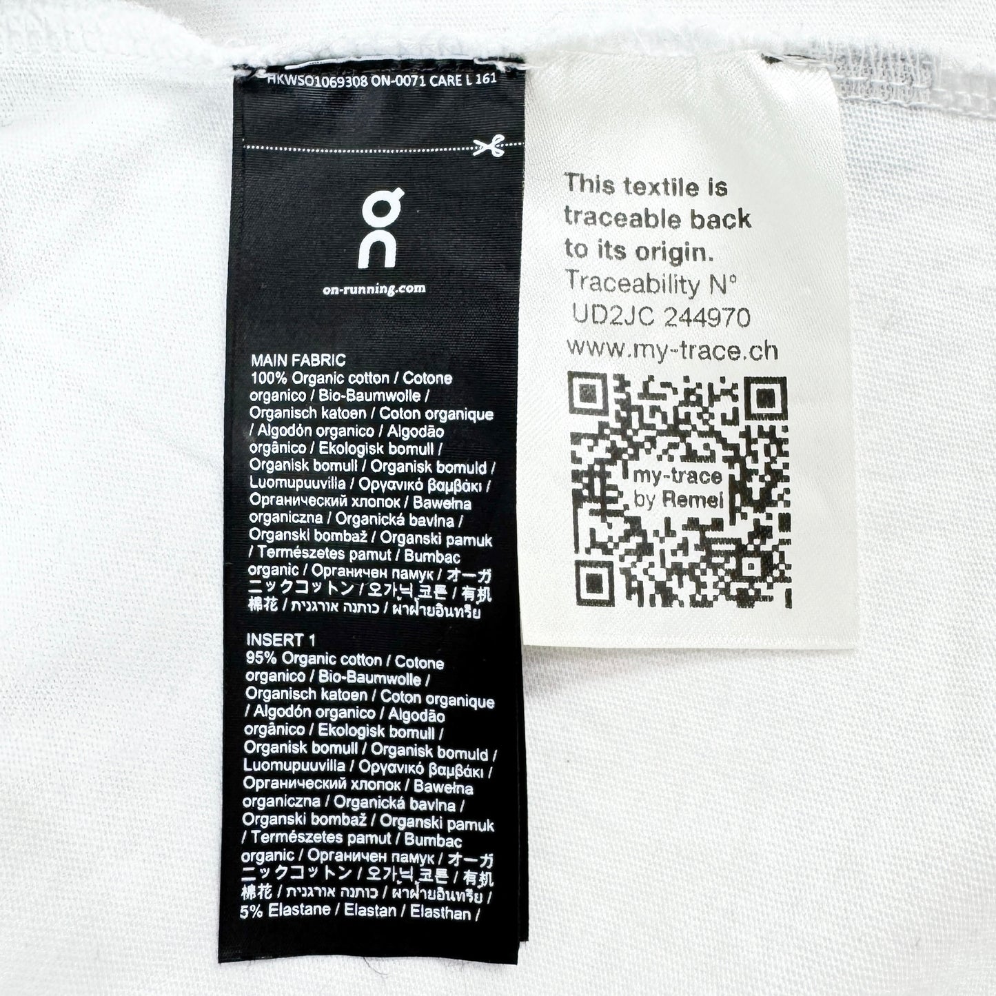 Tricou On Cloud 100% Bumbac Organic - S/M