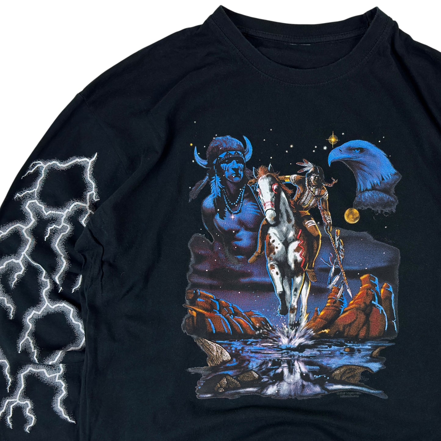 Bluză Liquid Blue Vintage Din Anul 2007 - M/L