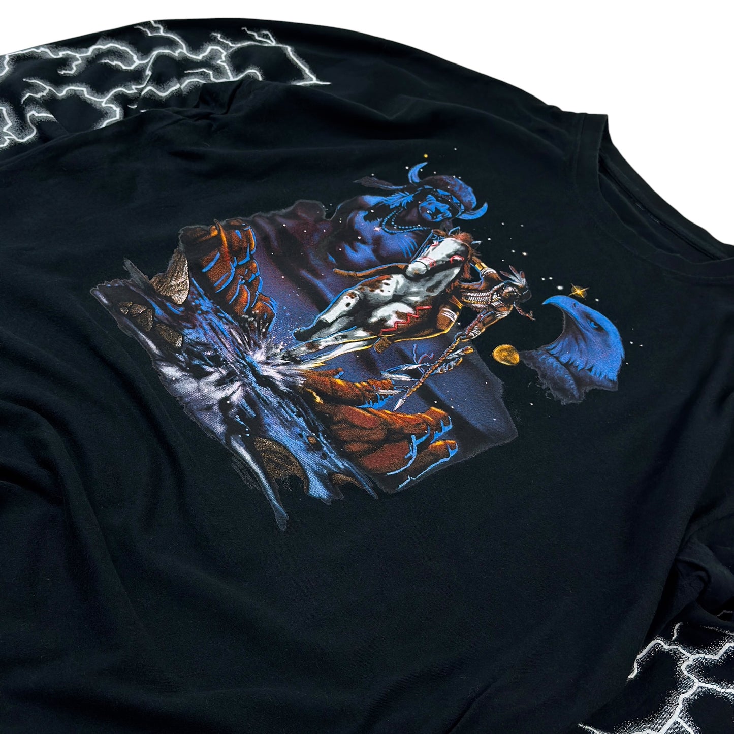 Bluză Liquid Blue Vintage Din Anul 2007 - M/L