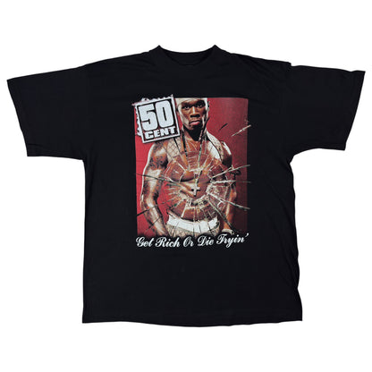Tricou Euro Bootleg 50 Cent Vintage Din Anul 2005 - L/XL