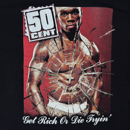 Tricou Euro Bootleg 50 Cent Vintage Din Anul 2005 - L/XL