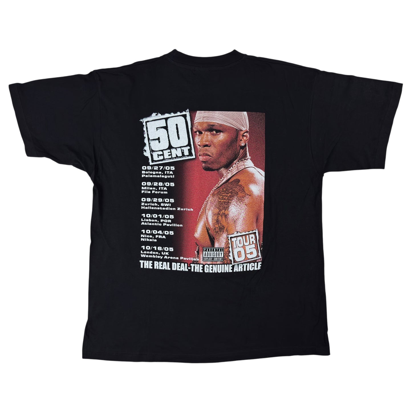 Tricou Euro Bootleg 50 Cent Vintage Din Anul 2005 - L/XL