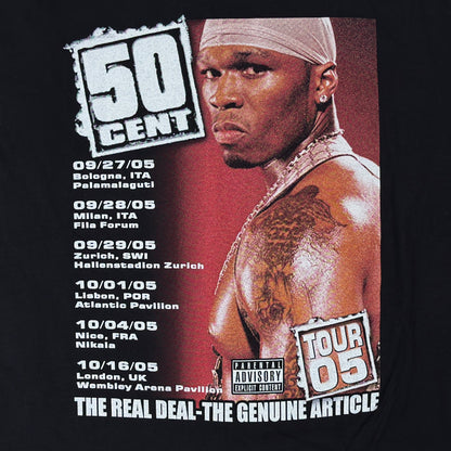 Tricou Euro Bootleg 50 Cent Vintage Din Anul 2005 - L/XL
