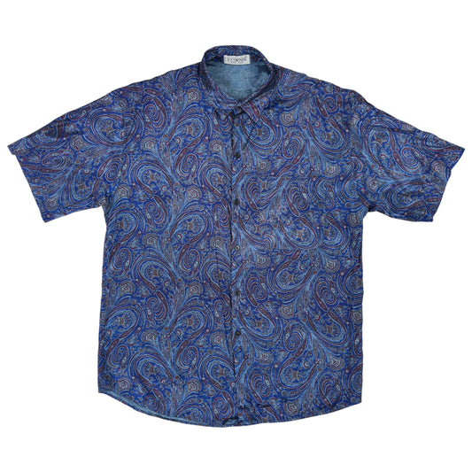 Cămașă T.Corner Vintage 100% Mătase - L/XL