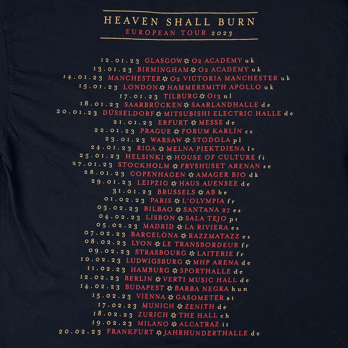 Tricou Heaven Shall Burn - M/L