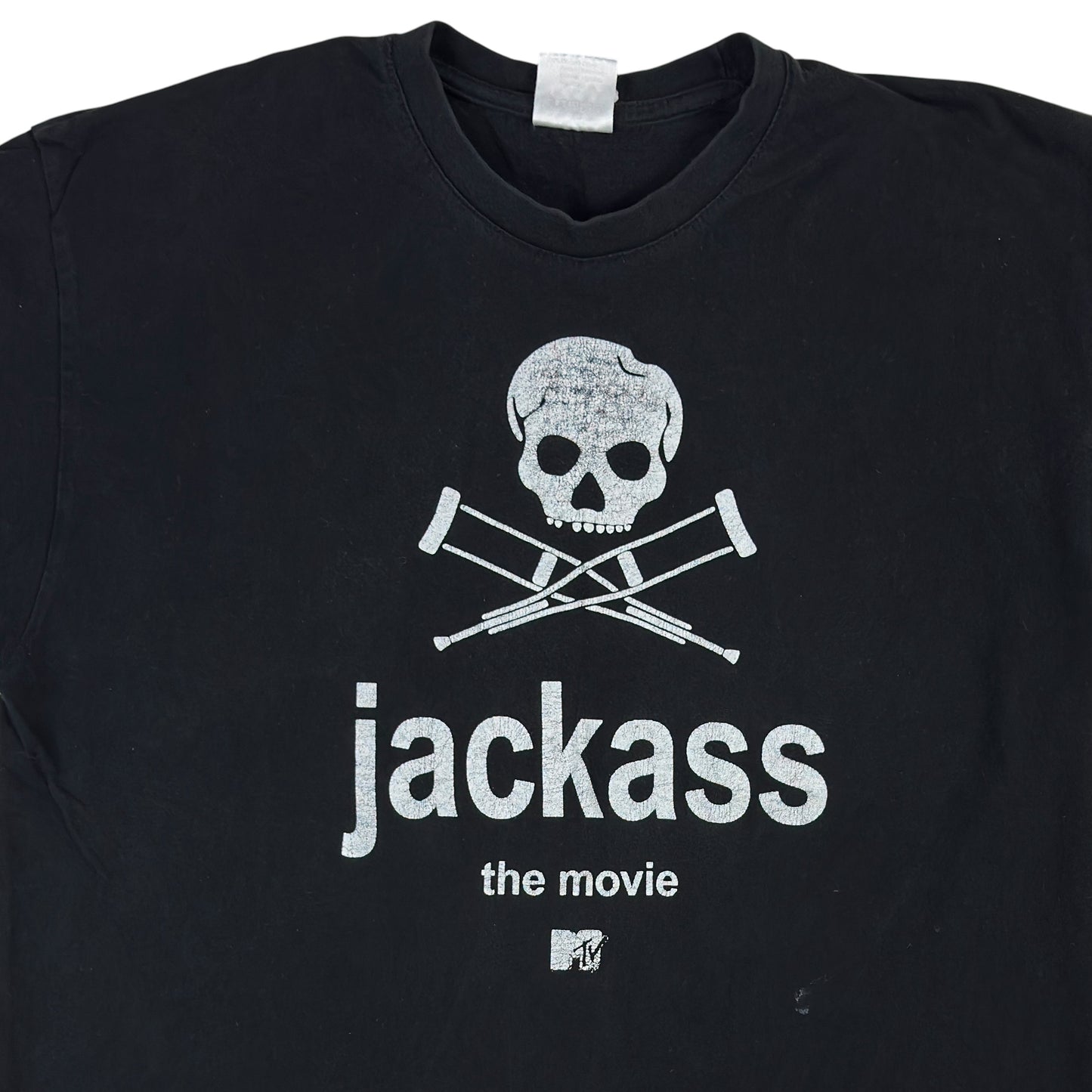 Tricou Jackass The Movie Vintage Din Anul 2002 - M/L