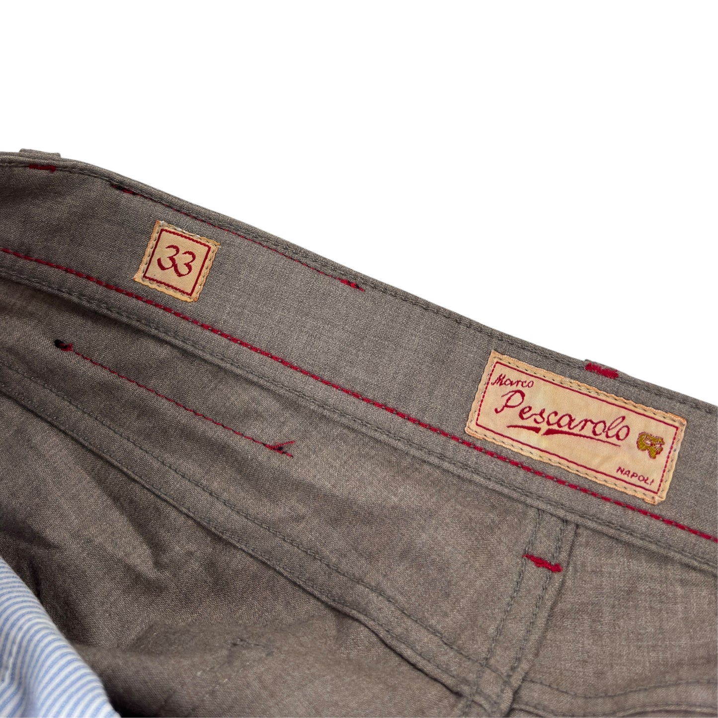 Pantaloni Marco Pescarolo 96% Caşmir - W32/L30