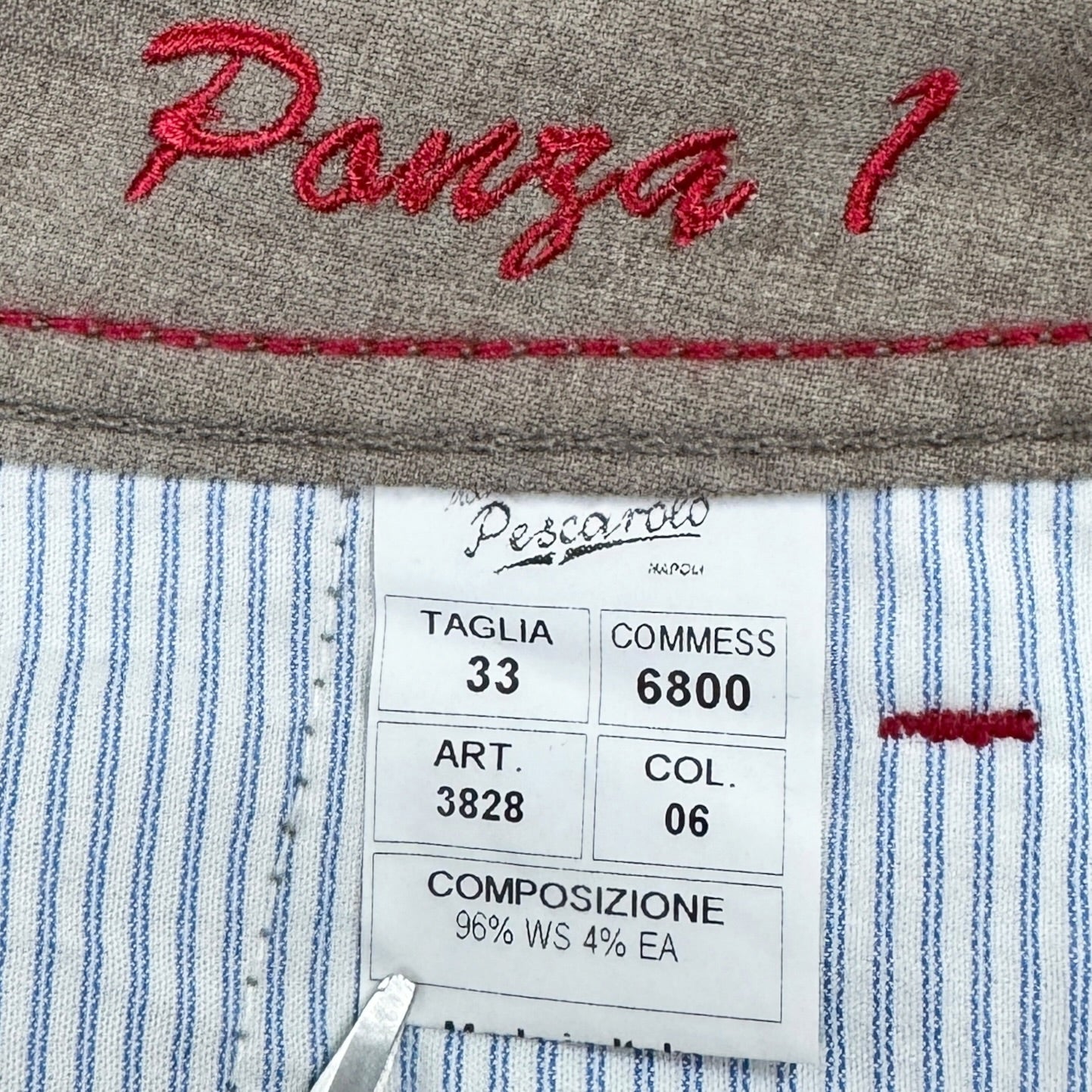 Pantaloni Marco Pescarolo 96% Caşmir - W32/L30
