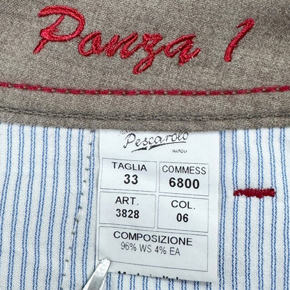 Pantaloni Marco Pescarolo 96% Caşmir - W32/L30