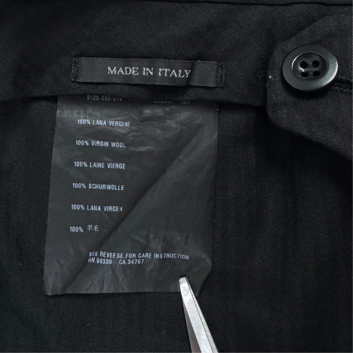 Pantaloni PRADA 100% Lână - W40/L36