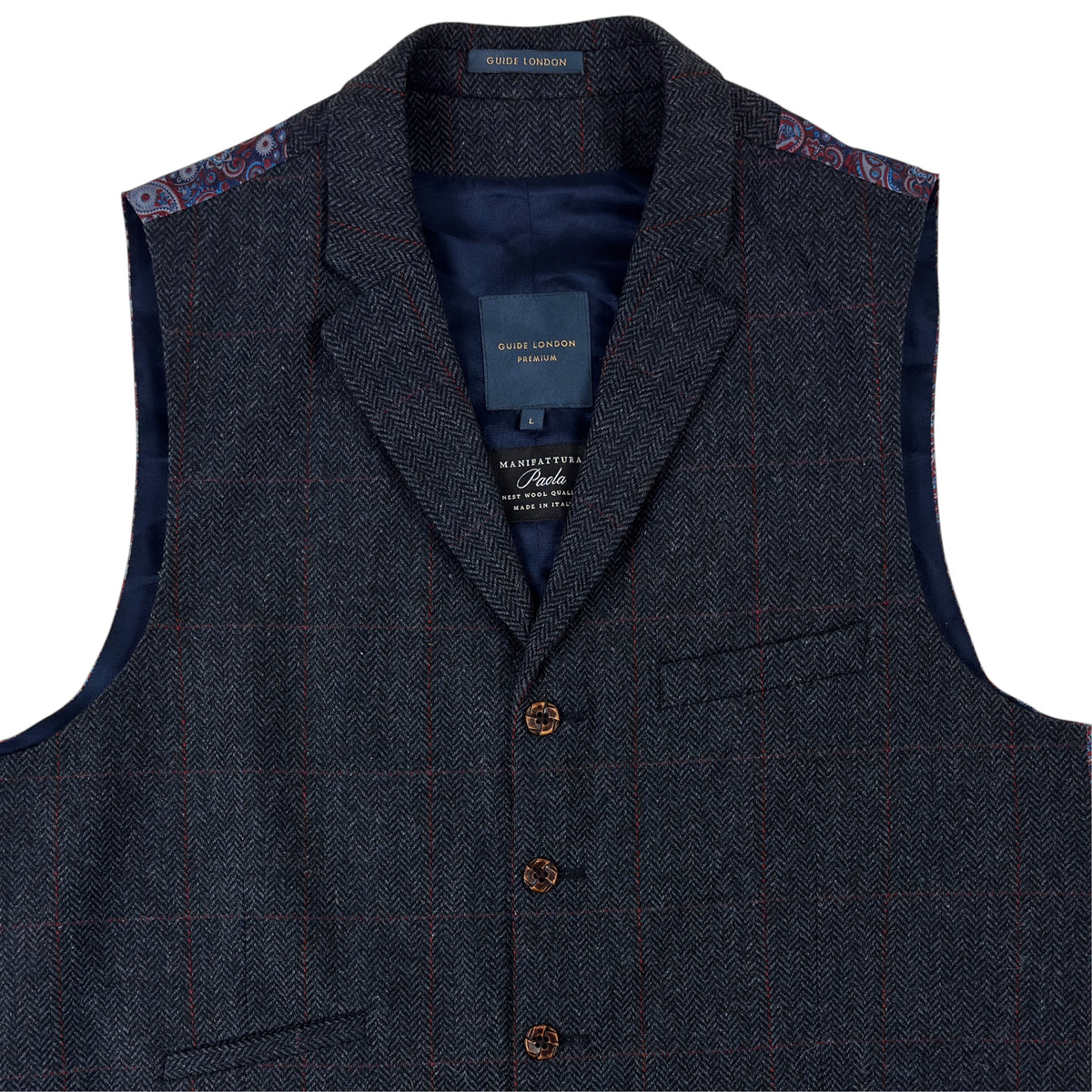 Vestă Guide London 70% Lână - M/L
