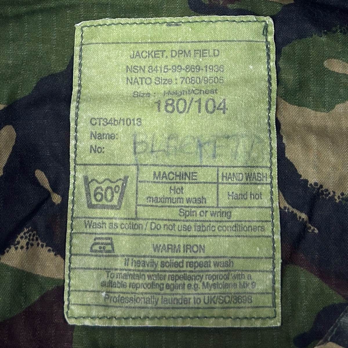 Jachetă Army Camo Vintage 90s - XL/XXL