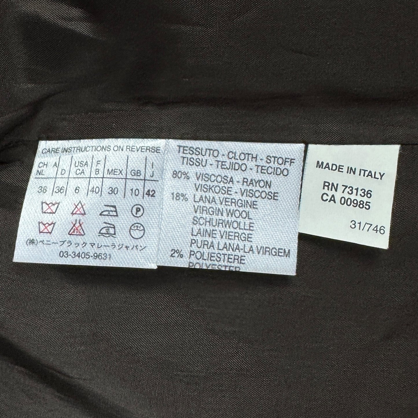 Sacou Marella Vintage Femei 18% Lână - M/L