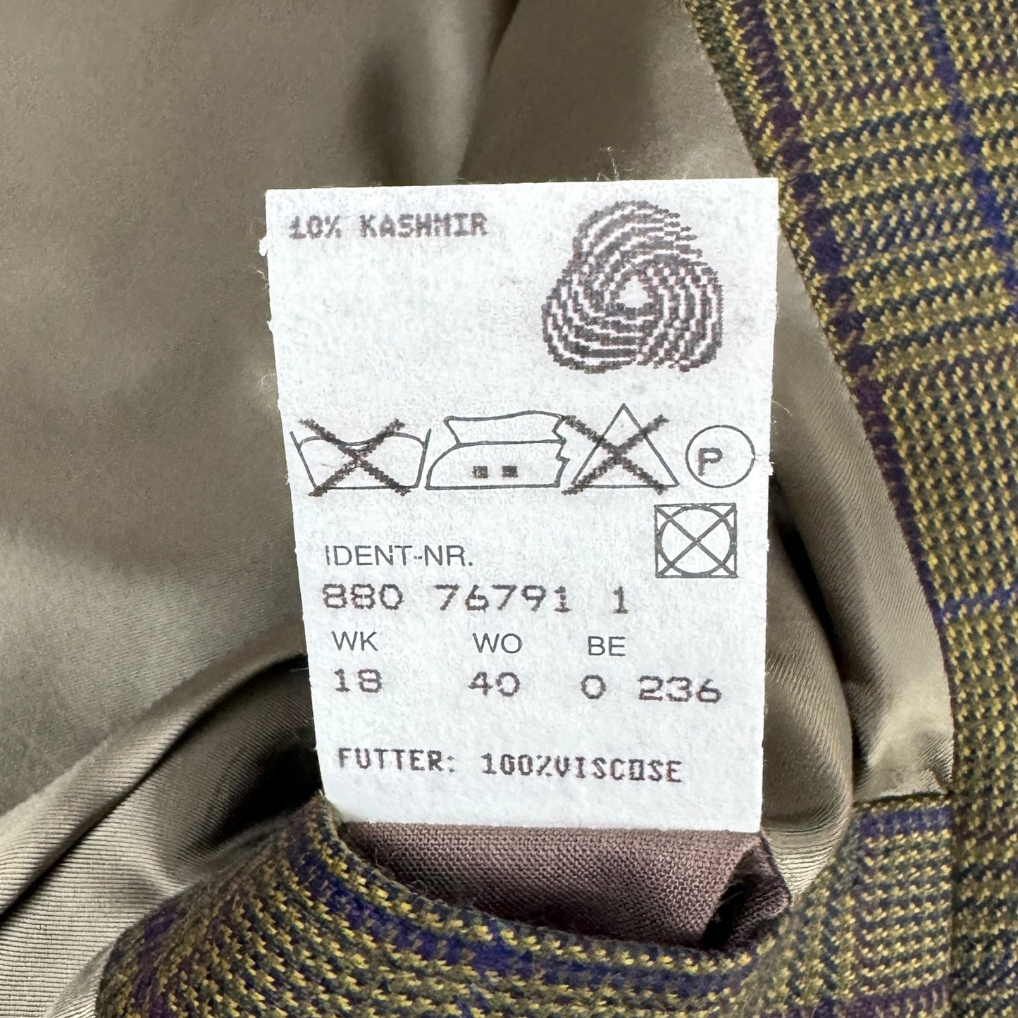 Sacou Hugo Boss Vintage 90% Lână 10% Caşmir - M/L
