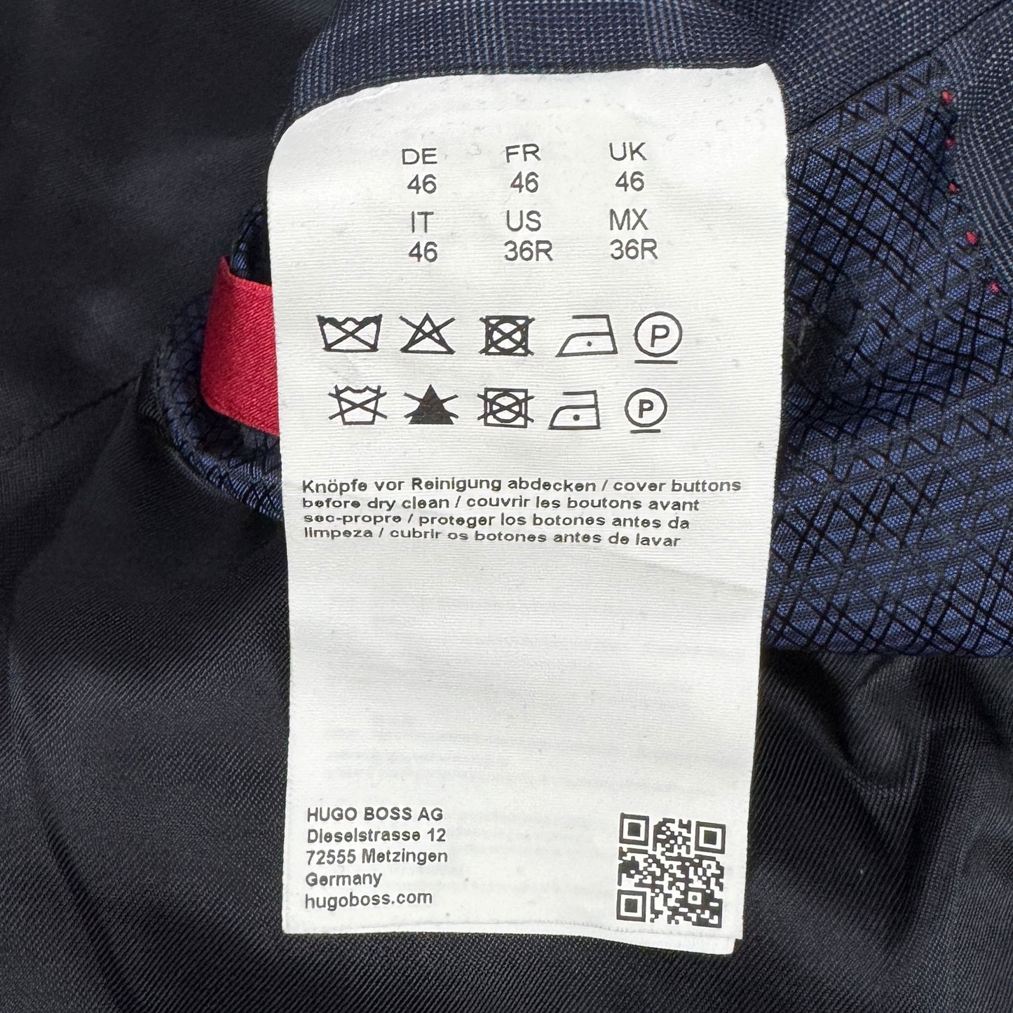 Sacou Hugo Boss 100% Lână - S