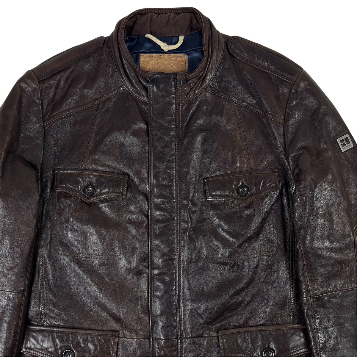 Jachetă Hugo Boss 100% Piele - XL