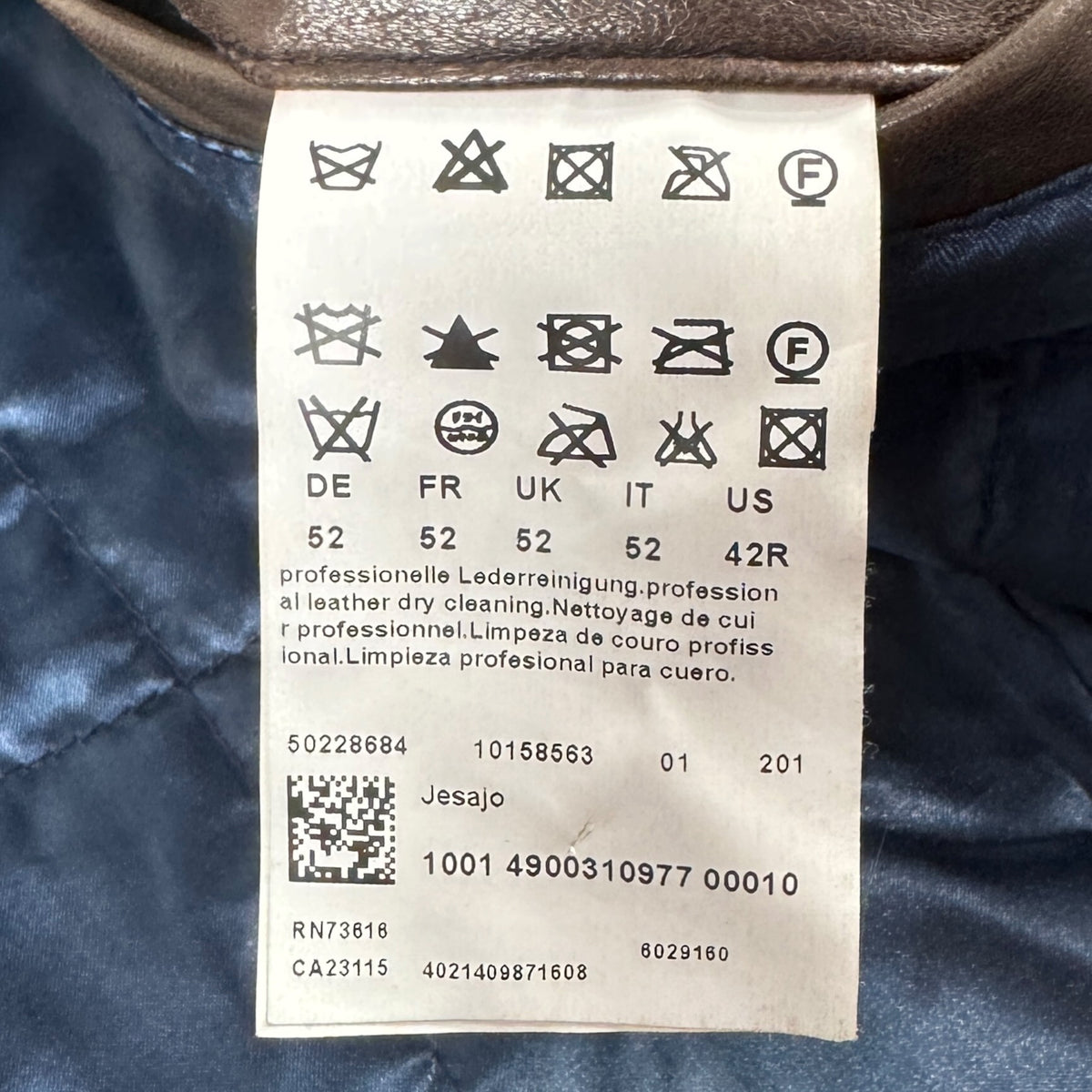 Jachetă Hugo Boss 100% Piele - XL