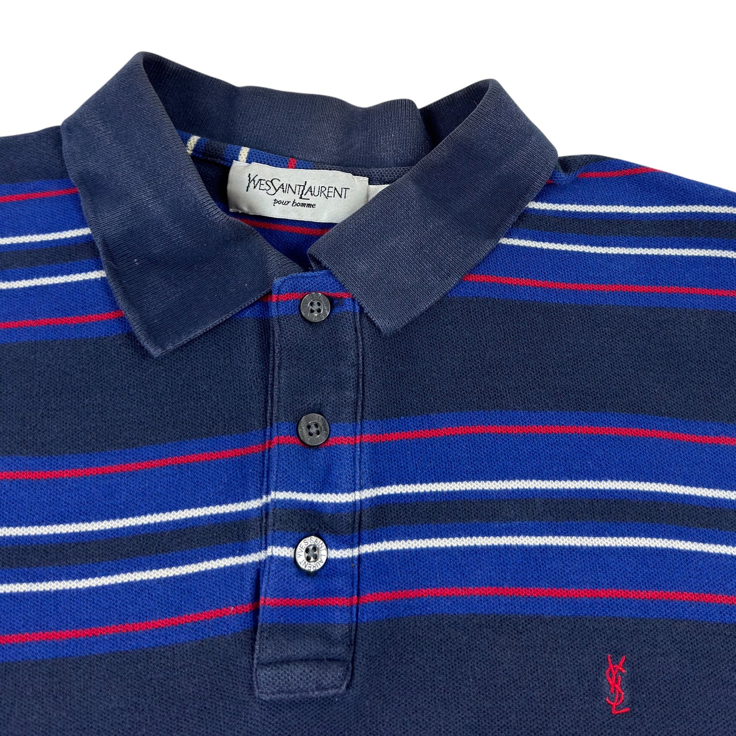 Tricou Polo YSL YvesSaintLaurent Vintage - M