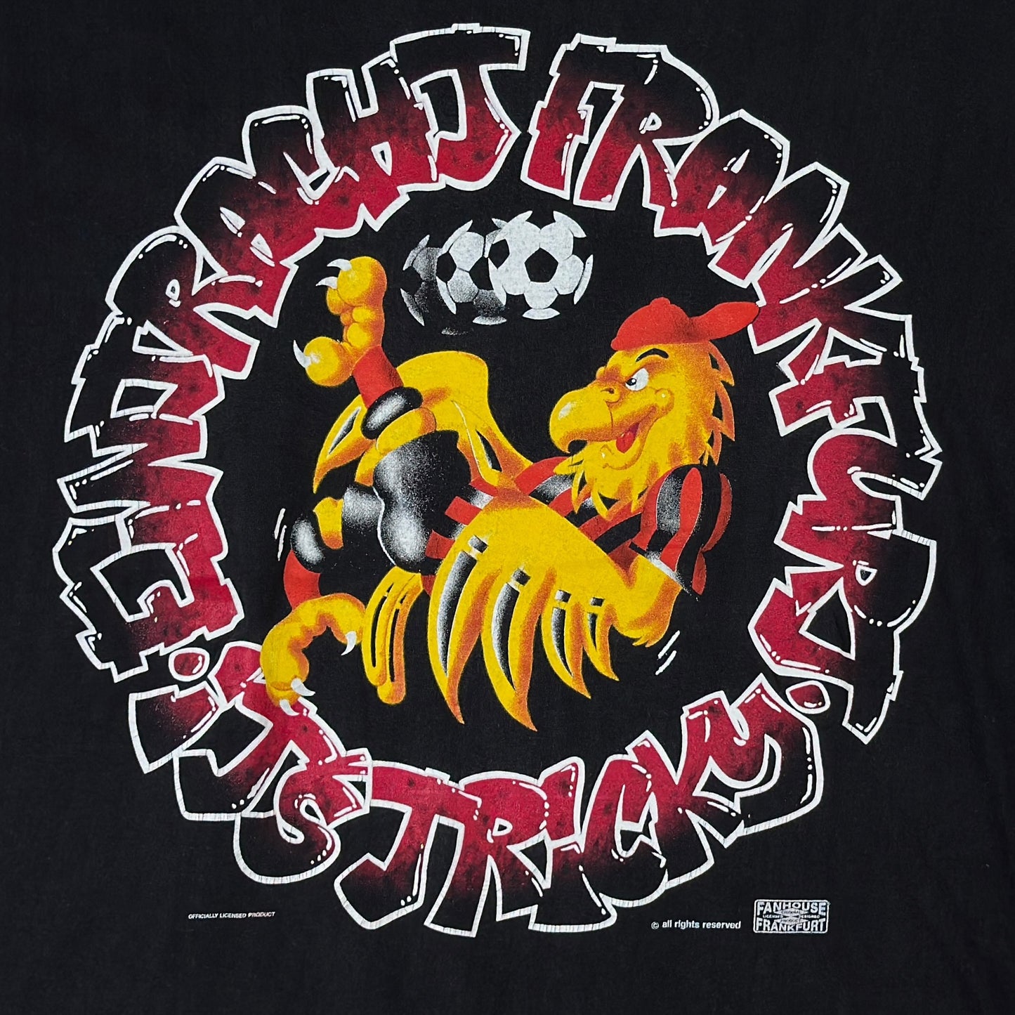 Tricou Eintracht Frankfurt Single Stitch Vintage Din Anul 1994 - L