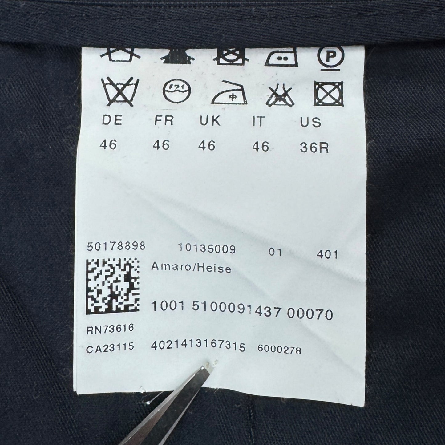 Pantaloni Hugo Boss 100% Lână - W31/L30