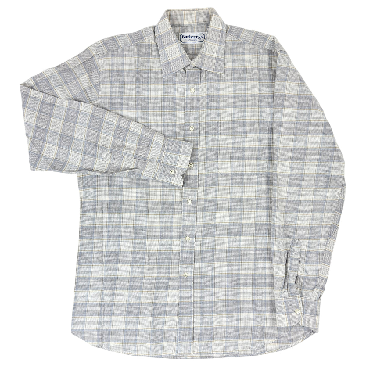 Cămașă Burberry Vintage 17% Lână - M/L